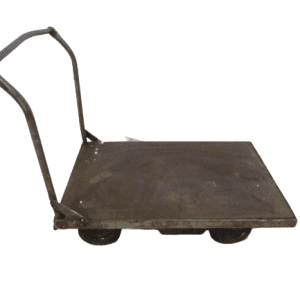 Тележка складская некрашенная 100/60 см диаметр колес 20 см