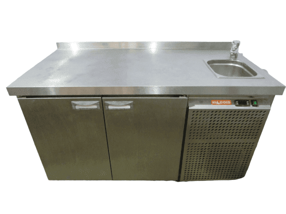 Стол Hicold GN 11/TN G холодильный с мойкой
