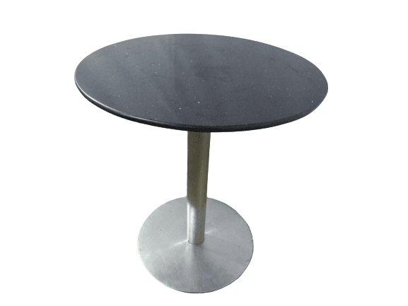 Стол для кафе листок мрамор д70