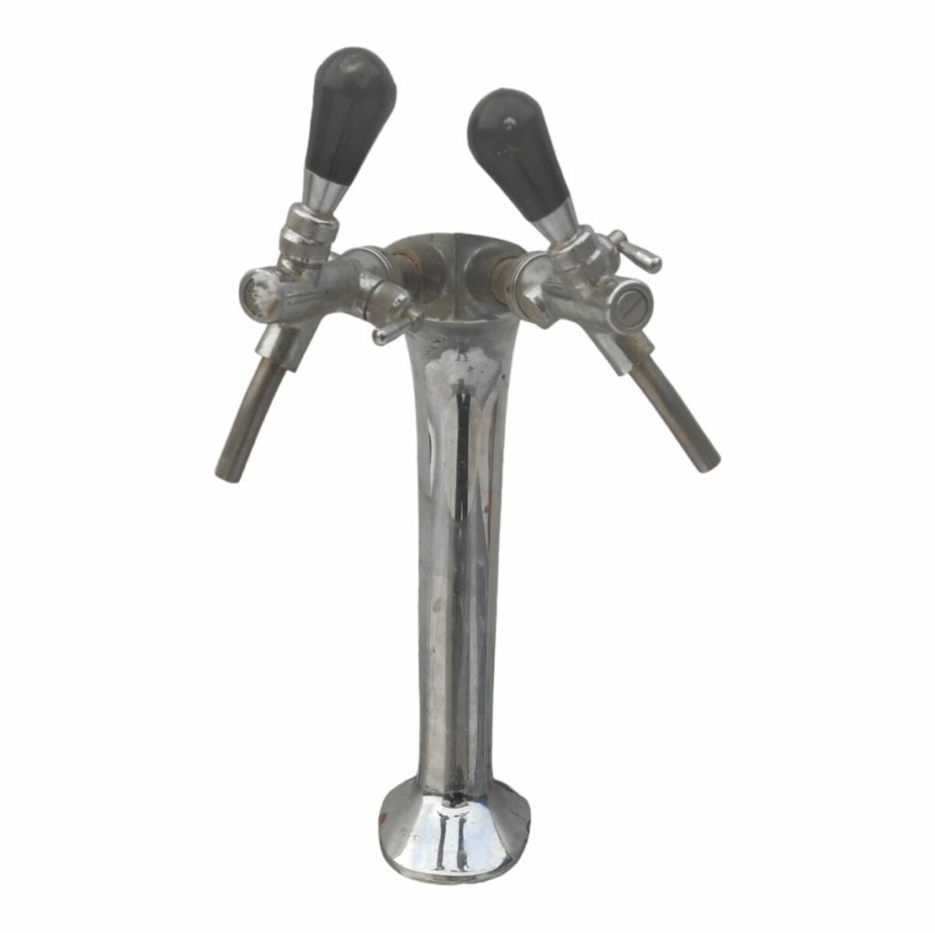 Пивная башня на 2 сорта хром