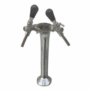 Пивная башня на 2 сорта хром