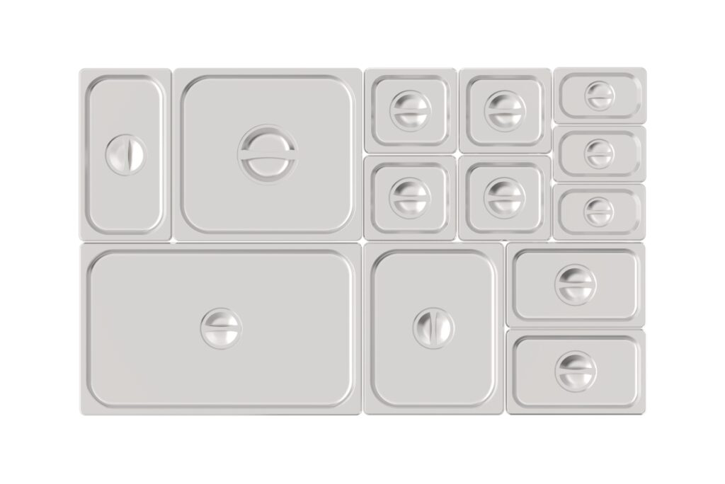 Что такое гастроёмкость. Размеры гастроёмкостей.