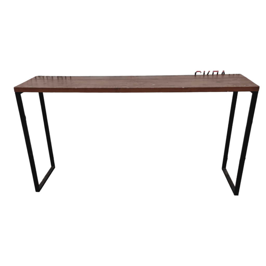 Стол коричневый. Материалы для столешницы.