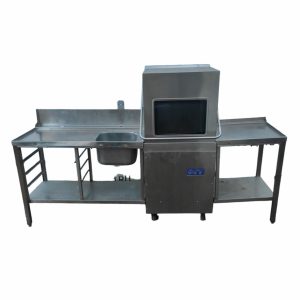 Купольная посудомоечная машина Abat МПК -700К с мойкой и столом