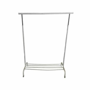 Вешалка белая сталь колеса 110/143