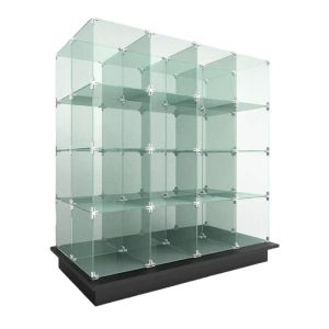 Стеклянные кубы витрины
