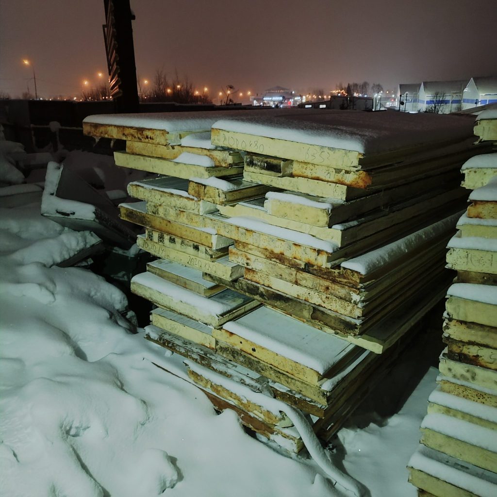 Сендвич панели ппу