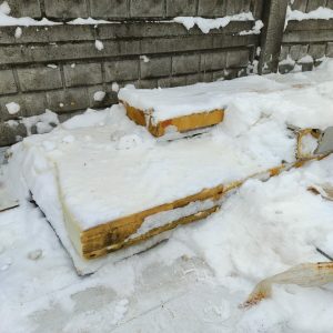 Сэндвич панели ППУ 100 мм куски