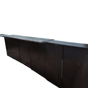 Барная стойка 4 модуля+проход+стол 663/60/123 лдсп венге