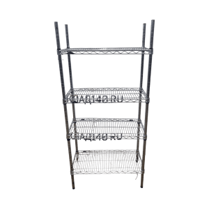 Стеллаж 365/1530/1880 решетчатый Metro 4 полки
