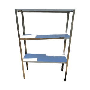 Стеллаж 120/50/180 разборный нержавейка 3 полки