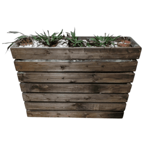 Перегородка кашпо дерево массив 100/28/80 глубина 10