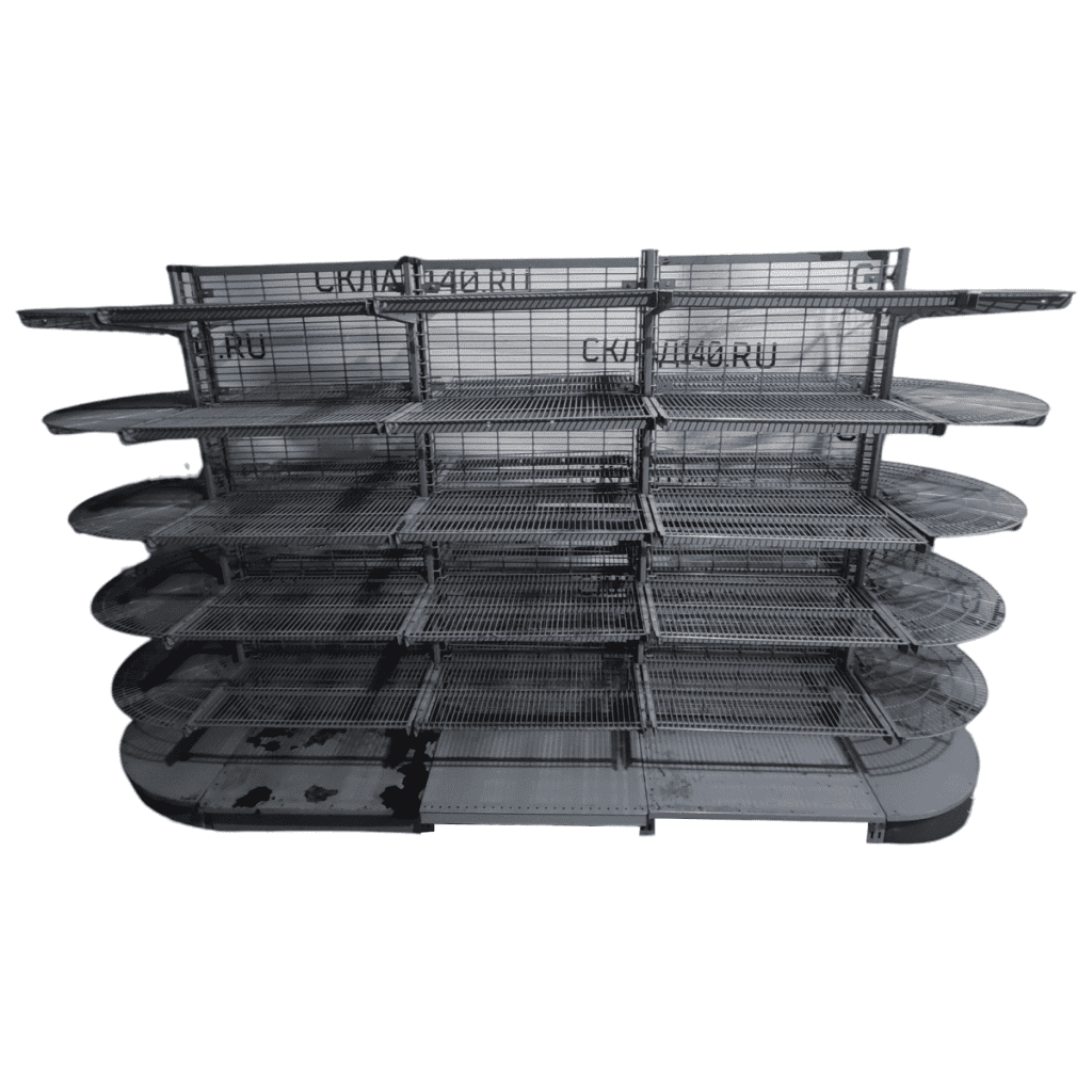 Стеллаж торговый островной