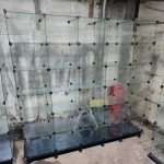 Витрина стеклянные кубы