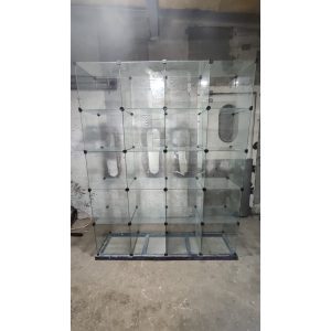 Витрина стеклянные кубы 169/46/211 20 ячеек 40/40/40