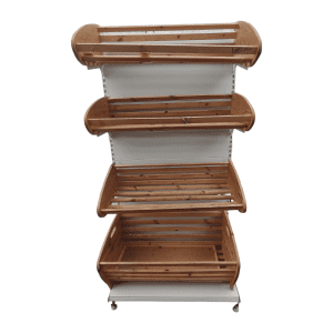 Стеллаж хлебный 100/229 сталь белый