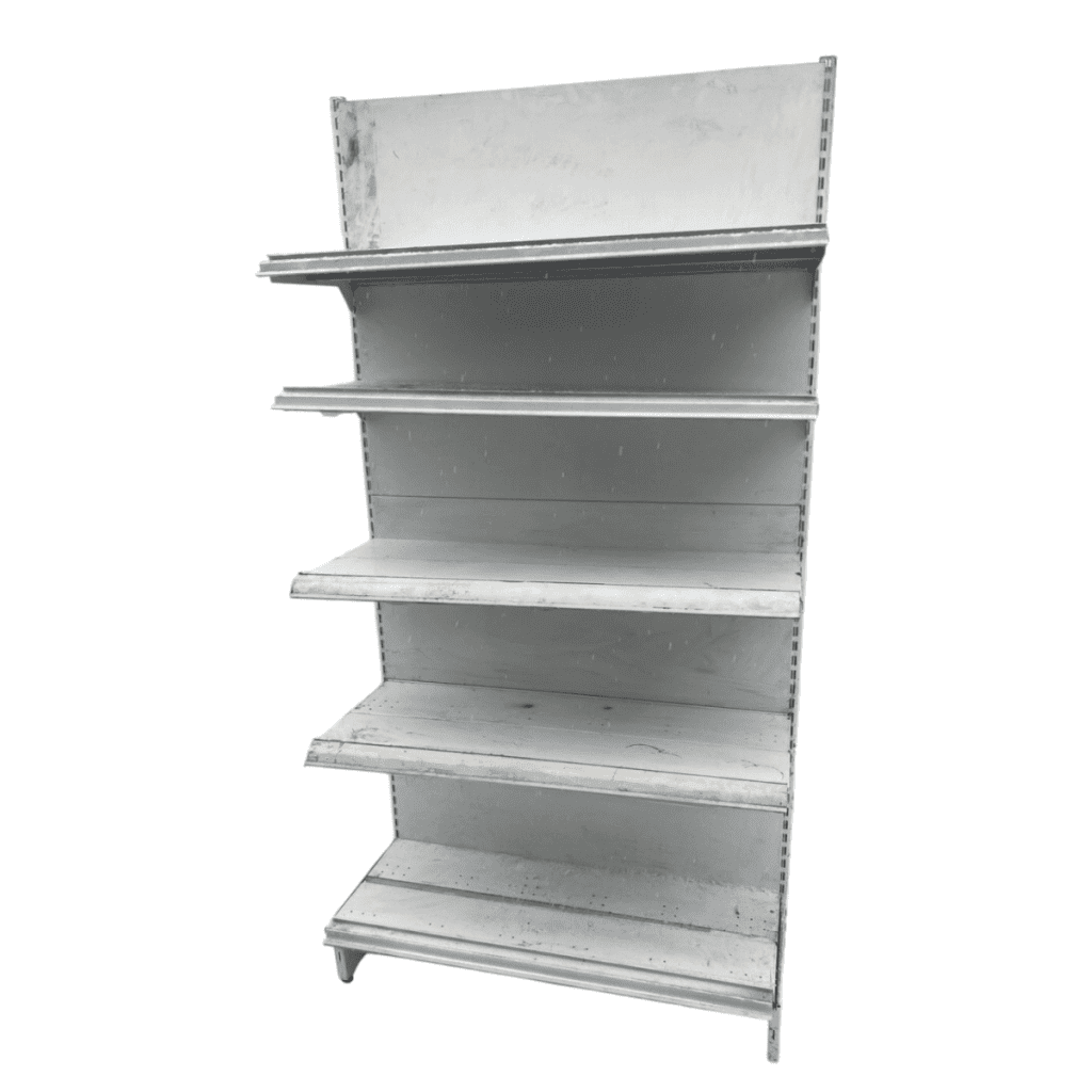 Стеллаж торговый пристенный