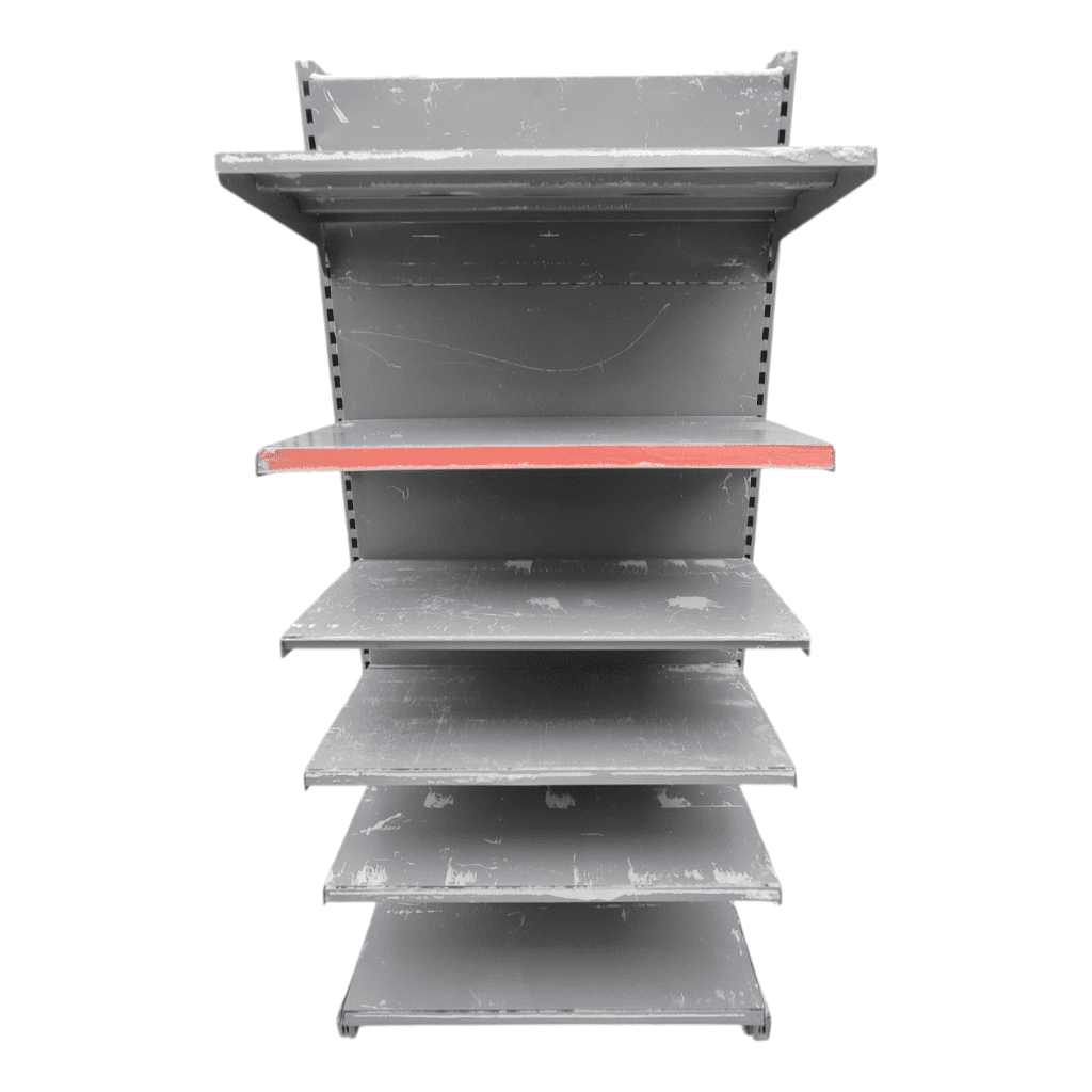 Стеллаж торговый пристенный