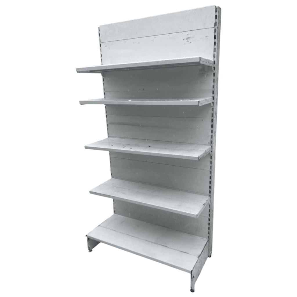 Стеллаж торговый пристенный