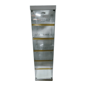 Стойка витрина 53/52/200 лдсп белый стекло 1 дверь 5п