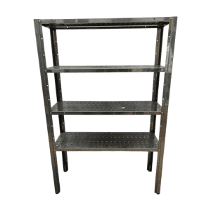 Стеллаж 120/50/179 разборный нержавейка 4 полки перфорация