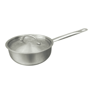 Сотейник нержавеющая сталь с крышкой 2л д18 в8