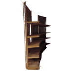 Стеллаж торговый радиусный сетчатый