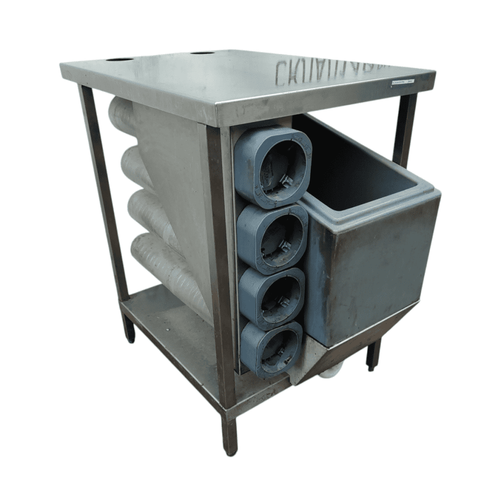 Стол с диспенсерами под стаканы