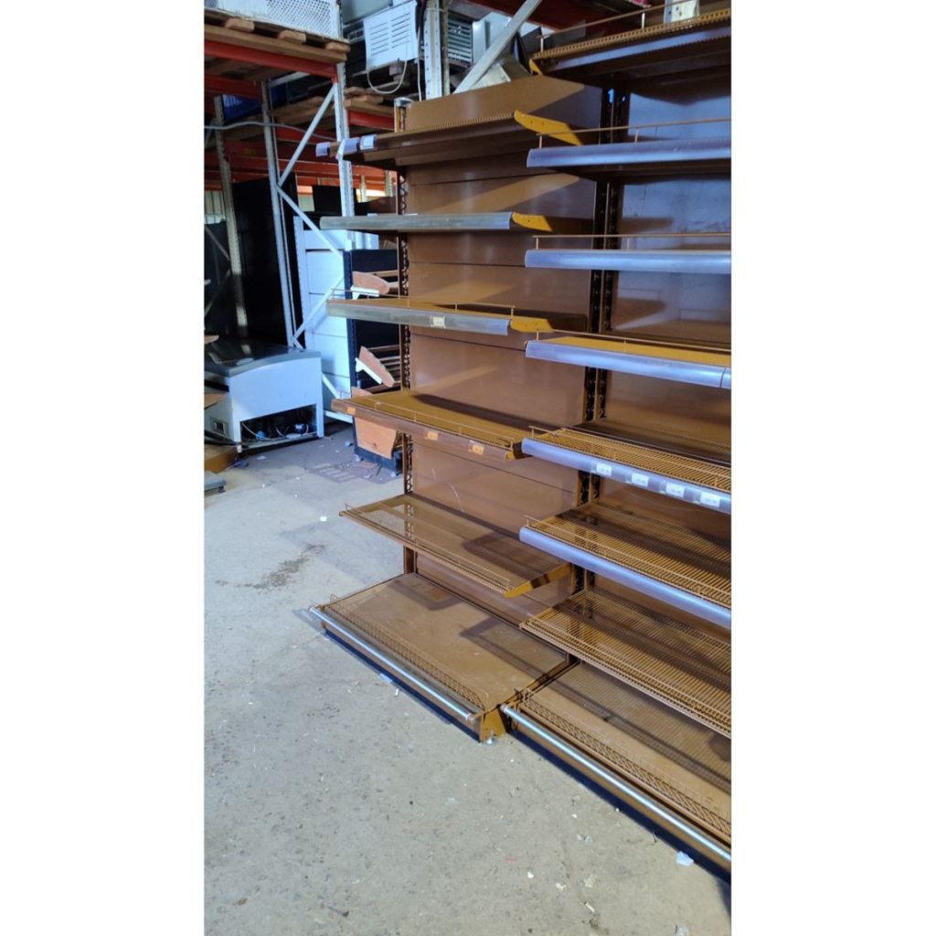 Стеллаж торговый сетчатый