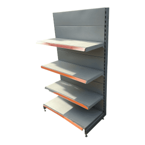 Стеллаж торговый пристенный торцевой тип 63