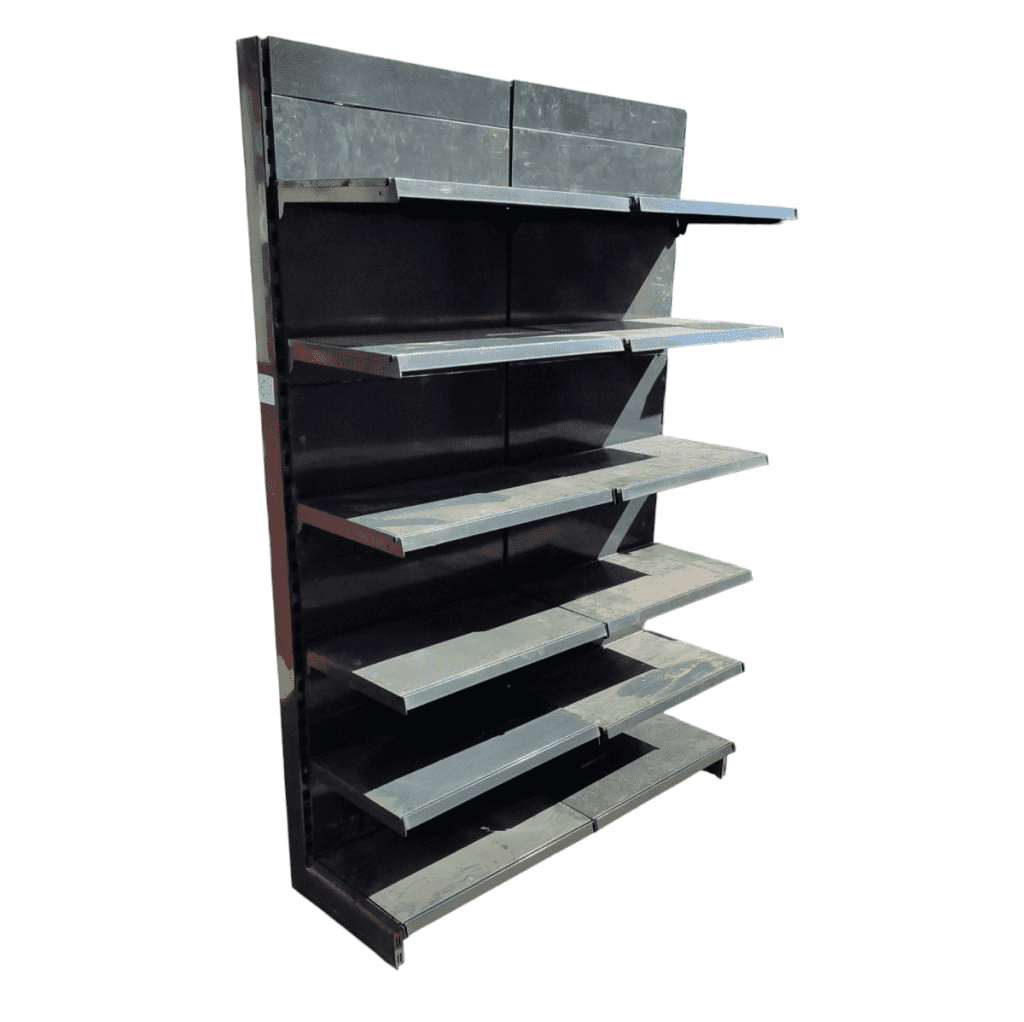 Стеллаж торговый пристенный