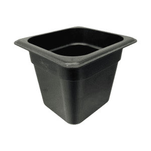 Гастроемкость черный пластик GN 1/6 150 мм