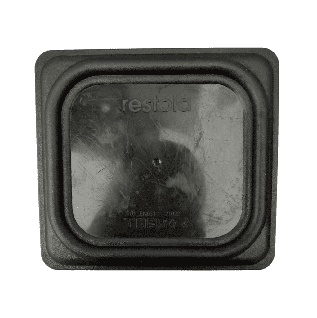 Крышка для гастроемкости GN 1/6 черная