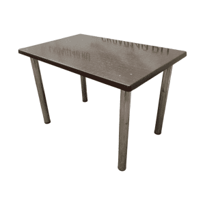 Стол Романтик 110 пластик коричневый