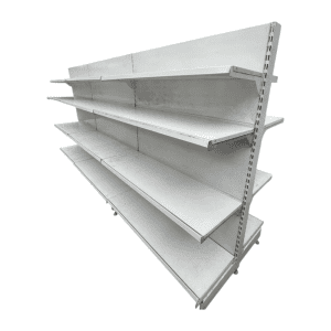 Стеллаж торговый островной линия 350 см (тип 33)