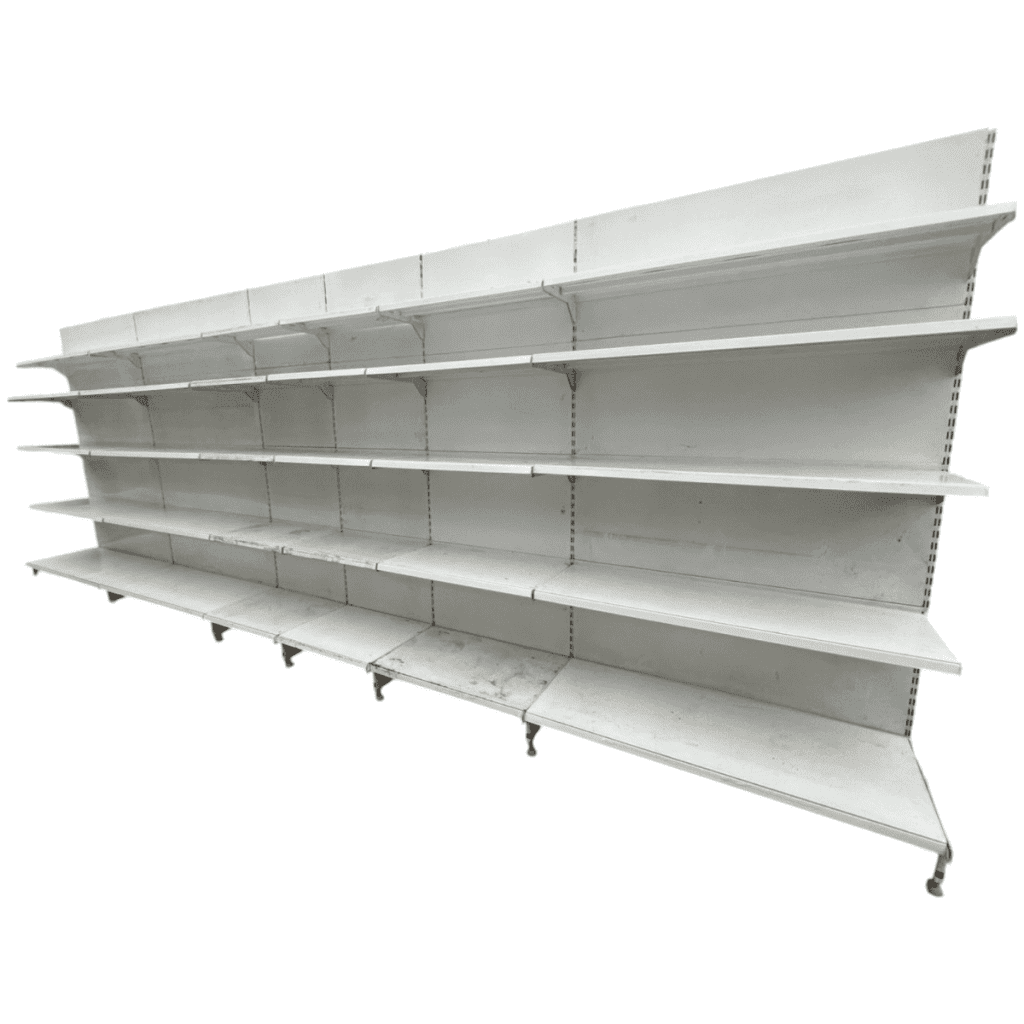 Стеллаж торговый пристенный