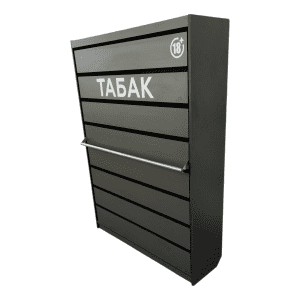 Сигаретный шкаф диспенсер лдсп серый 122/41/168 144 вида