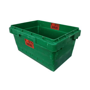 Ящик ПНД зеленый без крышки 50/36/24 43 литра