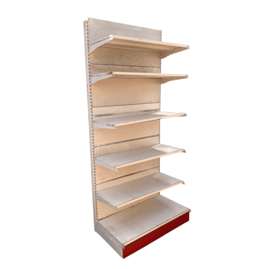 Стеллаж торговый пристенный