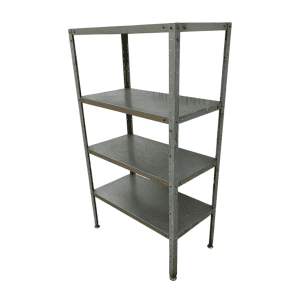 Стеллаж ATESY СТК-С 400/1200/1600 (120/40/163 разборный ноги цинк 4 полки)