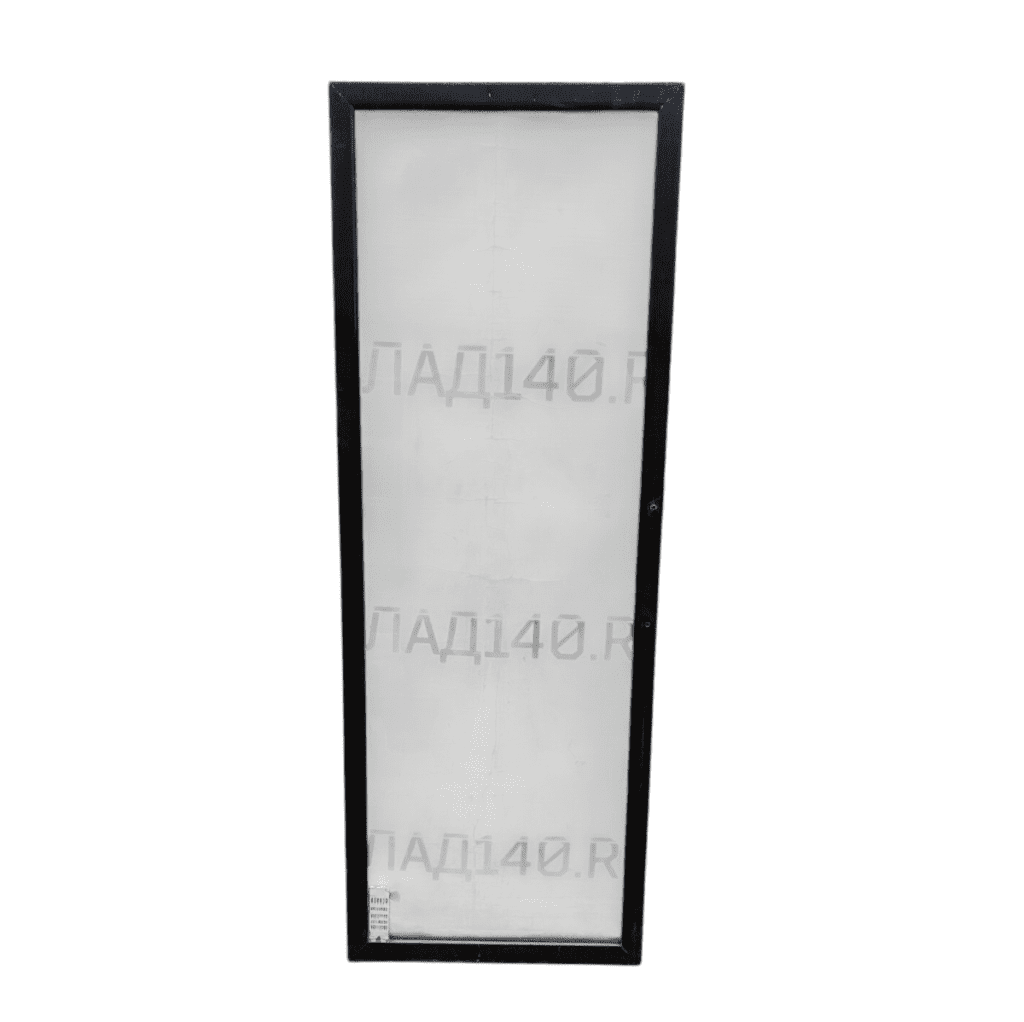 Дверь стеклопакет черная