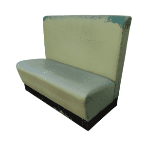 Диван Прага 120 кожзам зеленый