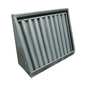 Зонт вытяжной пристенный оцинковка 105/80 высота 40/6 отверстие диаметр 20 с жироуловителем