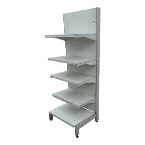 Стеллаж торговый белый 69/178 4п41 основание 50