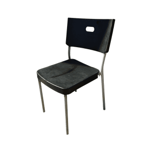 Стул Ikea Herman пластик черный
