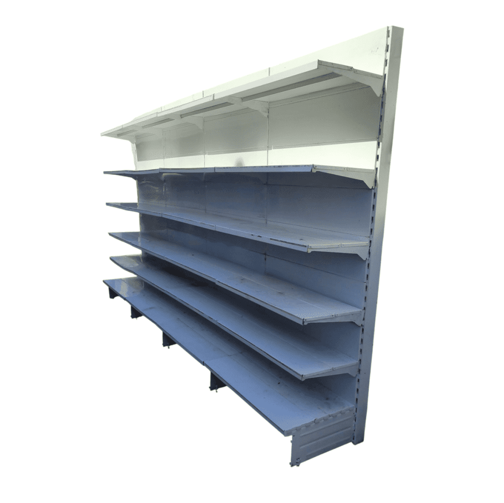 Стеллаж торговый пристенный