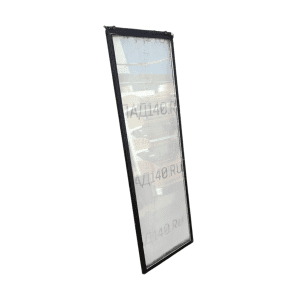 Дверь стеклопакет черная (57/166/4,5)