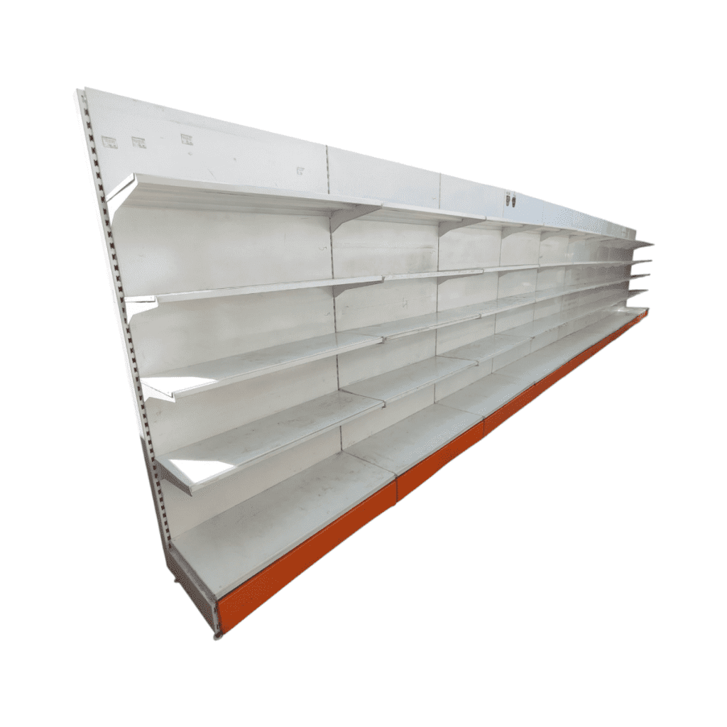 Стеллаж торговый пристенный