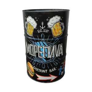 Стол барный Бочка черный