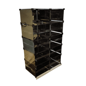 Витрина стеклянные кубы 85/43/140 10 ячеек